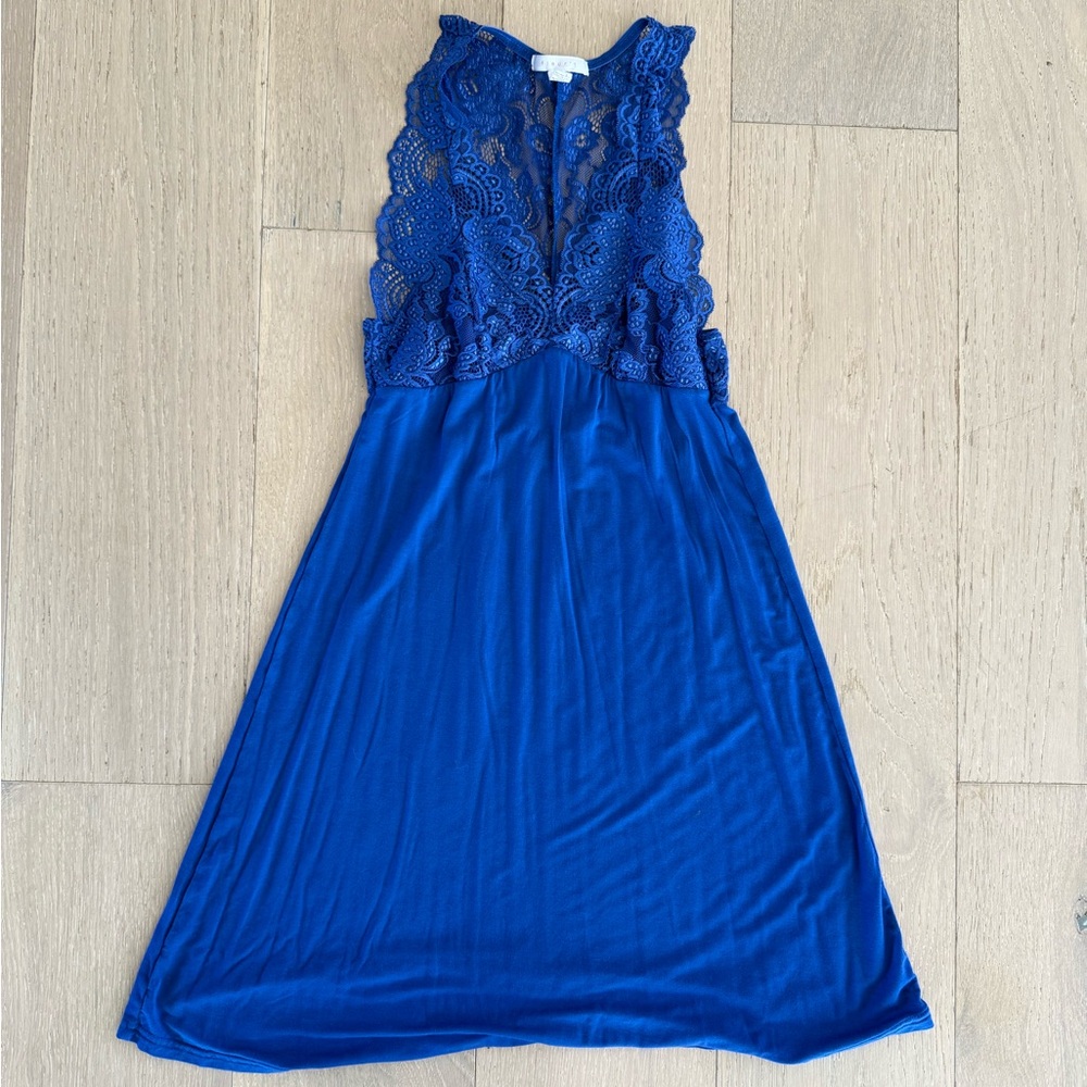 Fleur’t Blue Lacy Nightgown